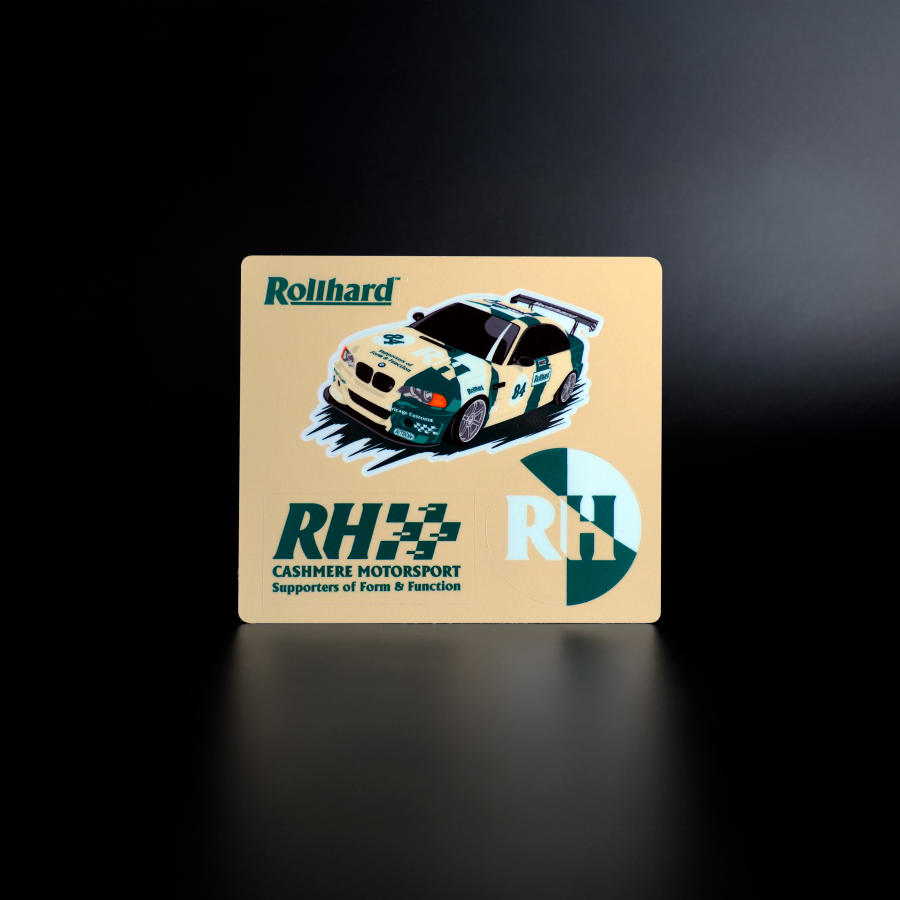 rollhard sticker sheet