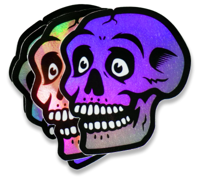 oilslick skull test